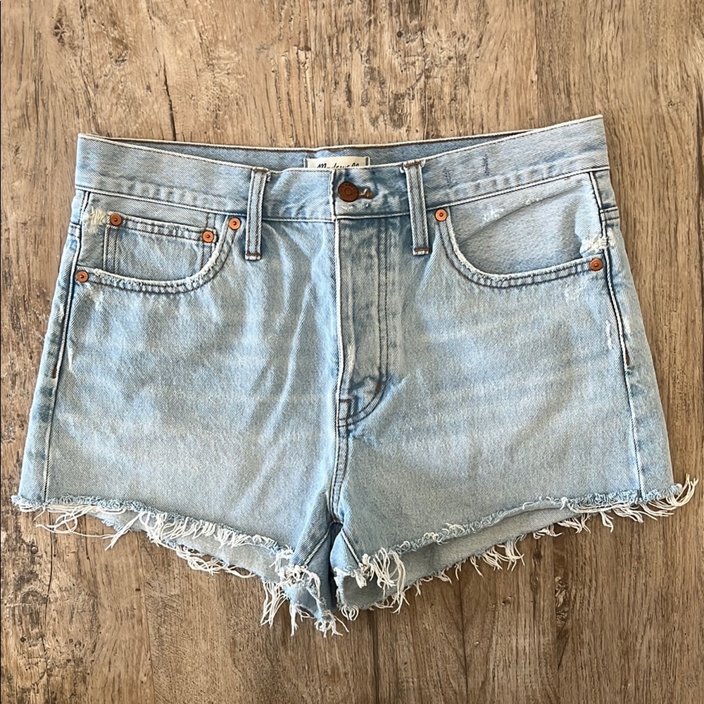 Madewell Light Blue Jean Shorts